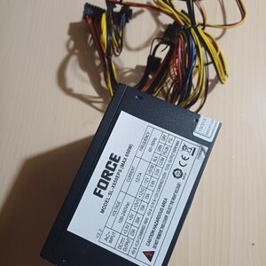 Force Force Passive PFC 650W Μαύρο Τροφοδοτικό Υπολογιστή Full Wired