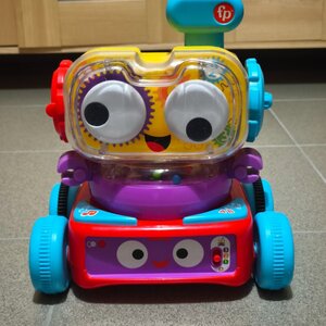 Fisher Price Βρεφικό Παιχνίδι Εκπαιδευτικό Ρομπότ 4 σε 1 Smart Stages με Μουσική, Φως και Ήχους για 6+ Μηνών HCK43