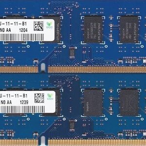 SK Hynix 8GB DDR3 RAM 2x4GB με Ταχύτητα 1600 για Desktop (2 x HMT451U6AFR8C-PBN0)