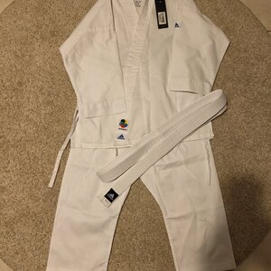 adidas Karate Uniform Flash Evolution 1123 Παιδική Στολή Καράτε Λευκή