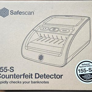 Safescan Συσκευή Ανίχνευσης Πλαστών Χαρτονομισμάτων EUR, GBP, CHF, PLN 155-S Black 155-S