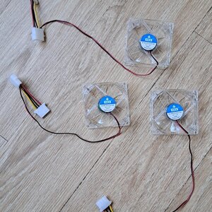 DeTech 63032 Case Fan 80mm (2500rpm) χωρίς RGB Φωτισμό και Σύνδεση 4-Pin Molex Διάφανο
