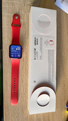 Apple Watch Series Aluminium 44mm Αδιάβροχο με Παλμογράφο