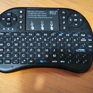 Riitek I8+ Ασύρματο Πληκτρολόγιο με Touchpad Αγγλικό US