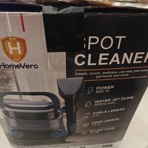 HomeVero HV-SCG650 Σκούπα Υγρών / Στερεών 650W με Πλαστικό Κάδο 1.2lt