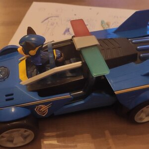 Spin Master Paw Patrol The Mighty Movie Αυτοκινητάκι Chase Mighty Transforming Cruiser για 3+ Ετών