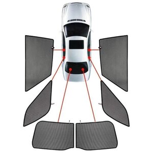 CarShades Πλαϊνά Σκίαστρα Αυτοκινήτου για Volvo XC40 Πεντάπορτο (5D) 6τμχ VOL-XC40-5-A