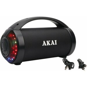 Akai Proffesional ABTS-21H Ηχείο Bluetooth 6.5W με Ραδιόφωνο και Διάρκεια Μπαταρίας έως 4 ώρες Μαύρο