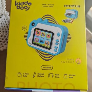 Kiddoboo FotoFun Compact Φωτογραφική Μηχανή 2MP με Οθόνη 2.4" Θερμικής Εκτύπωσης Μπλε