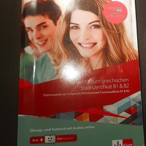 So Geht's Zum Griech Staatszertifikat B1-b2 Übungs Testbuch + Audios Online + Klett Book-app-code