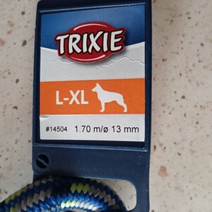 Trixie Dog Leash/Lead Strap Mountain Rope in Blue color 1.70m x 1.3cm 14504