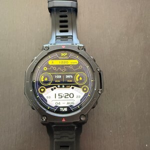 Amazfit T-Rex 3 Pro Titanium 48mm Αδιάβροχο Smartwatch (Tactical Black)