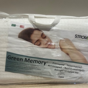 Strom Eco Green Memory Standard Μαξιλάρι Ύπνου Memory Foam Ανατομικό 42x72x12cm
