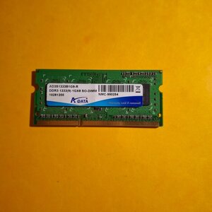 ADATA 1GB DDR3 SO-DIMM 1333MHZ