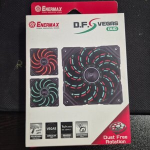 Enermax D.F. Vegas Duo Case Fan 120mm (1500rpm / 61.92cfm) με RGB Φωτισμό και Σύνδεση 4-Pin Molex / 4-Pin PWM