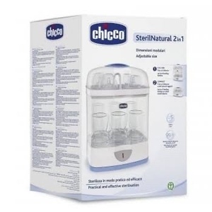 Chicco Βρεφικός Αποστειρωτής Μπιμπερό Ηλεκτρικός SterilNatural 2 in 1 07392-00