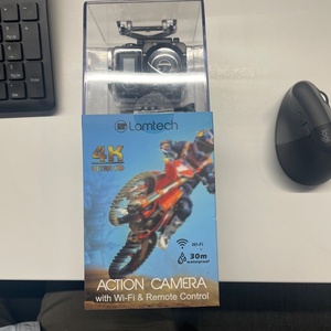 Lamtech LAM021615 Action Camera 4K Ultra HD Υποβρύχια (με Θήκη) και Wi-Fi Μαύρη