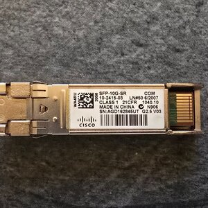 Cisco SFP-10G-SR Transceiver Μodule