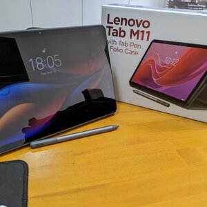 Lenovo Tab M11 4G 11" (4GB/128GB/Folio Case & Lenovo Tab Pen) Luna Grey