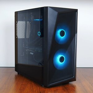 CoolerMaster CMP 320 Gaming Mini Tower Κουτί Υπολογιστή με Πλαϊνό Παράθυρο και RGB Φωτισμό Μαύρο