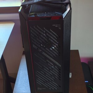 Asus ROG Strix Helios II Gaming Midi Tower Κουτί Υπολογιστή με Πλαϊνό Παράθυρο και RGB Φωτισμό BLACK