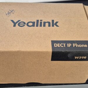 Yealink W59R Ασύρματο Τηλέφωνο IP Μαύρο