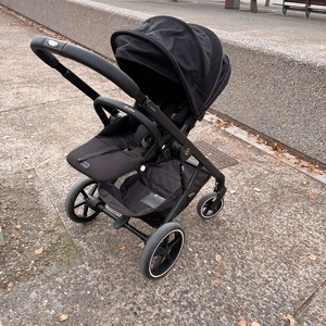 Cybex Balios S Lux 2025 Ρυθμιζόμενο Καρότσι 3 σε 1 Kατάλληλο για Nεογέννητο Moon Black 11.2kg 524002517