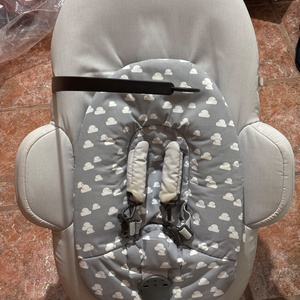 Stokke Χειροκίνητο Relax Μωρού Steps Grey Clouds για Παιδί έως 9kg 350106