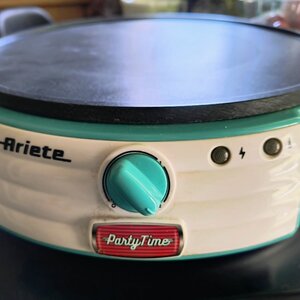 Ariete Party Time 00C020201AR0 Κρεπιέρα 35cm Μπλε 1000W