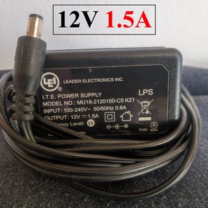 I.T.E. Leader Τροφοδοτικό 12V 1.5A  με Ισχύ 18W - Άριστο
