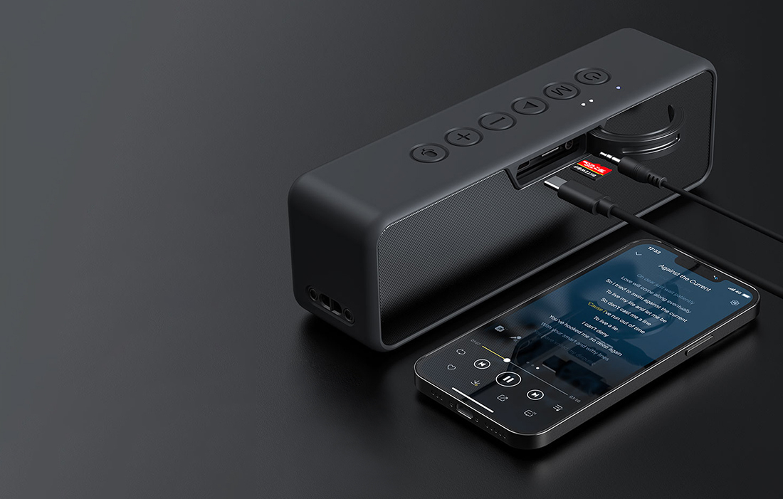 BlitzWolf Ηχείο Bluetooth 30W με Διάρκεια Μπαταρίας έως 20 ώρες Μαύρο