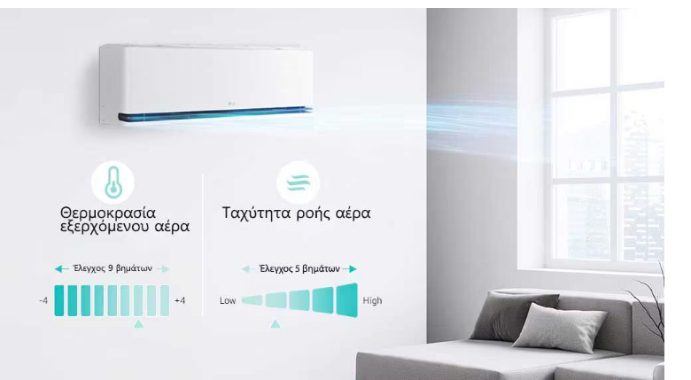 LG Planet Κλιματιστικό Inverter 12000 BTU A+++/A++ με Ιονιστή και WiFi
