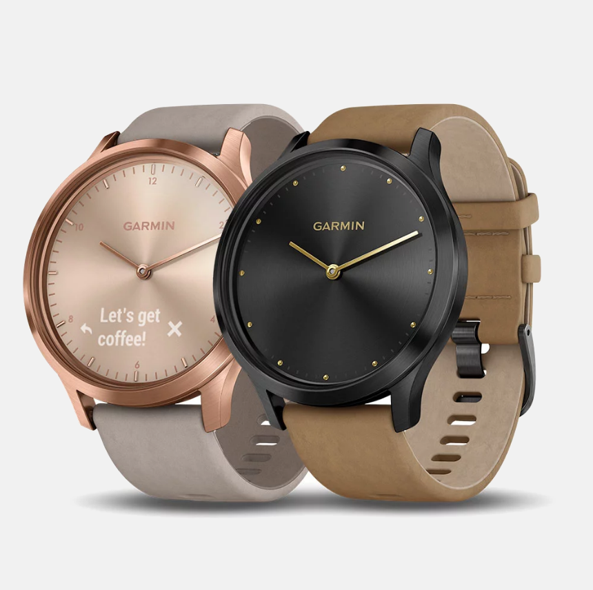 garmin vivomove grey suede