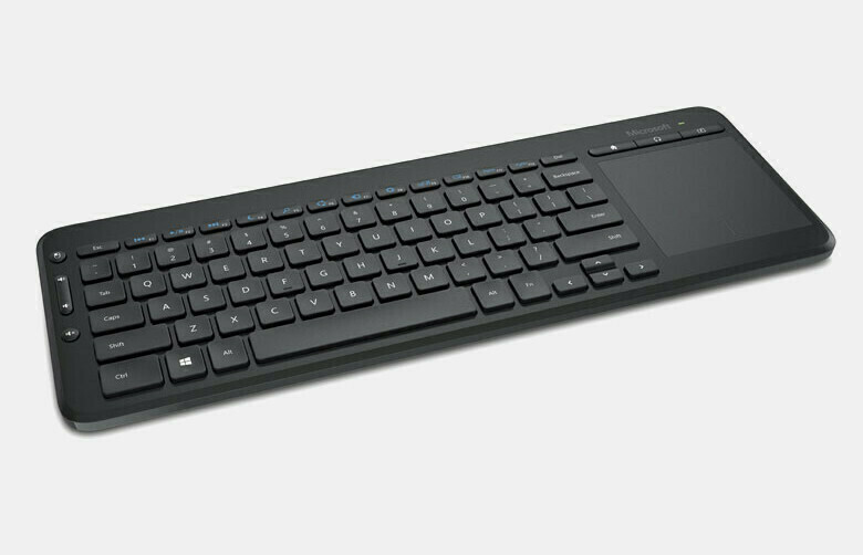 Microsoft All-in-One Media Keyboard Ασύρματο Πληκτρολόγιο με Touchpad Ελληνικό - (Καινούριο)