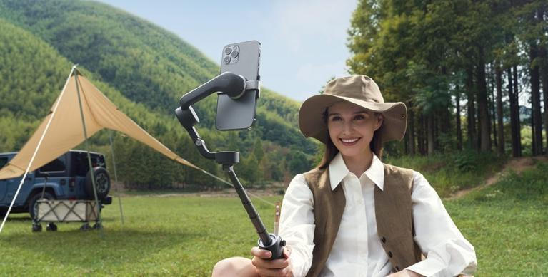 DJI Osmo Mobile 6 Gimbal Κινητού με Σταθεροποιητή 3 Αξόνων και 6 ώρες λειτουργίας Γκρι
