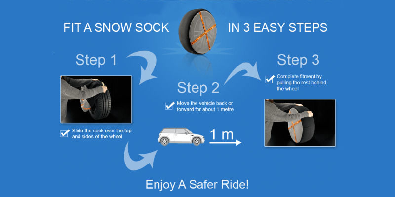 Learn how to put snow chains on your car. (Video)