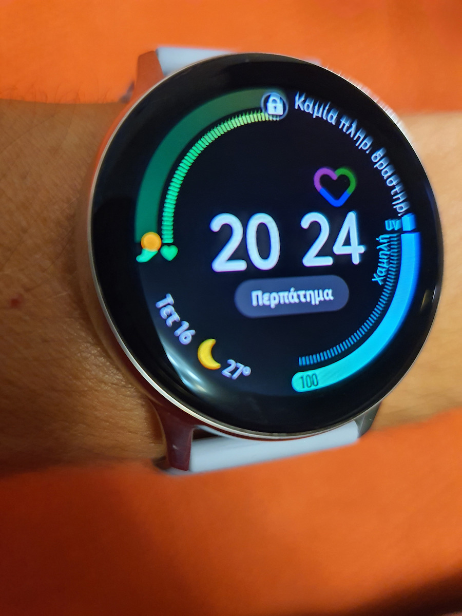 Samsung Galaxy Watch Active2 Неръждаема стомана 44мм Водоустойчив с Пулсомер (Сребрист)