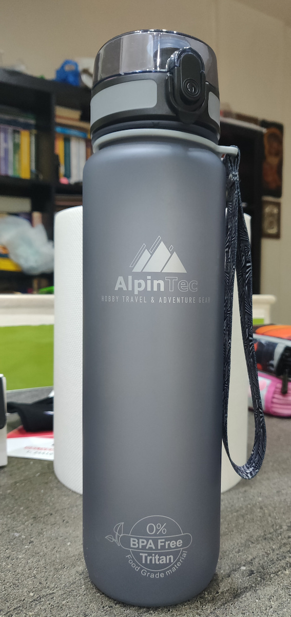 AlpinPro Quest Παγούρι Πλαστικό 1000ml Γκρι