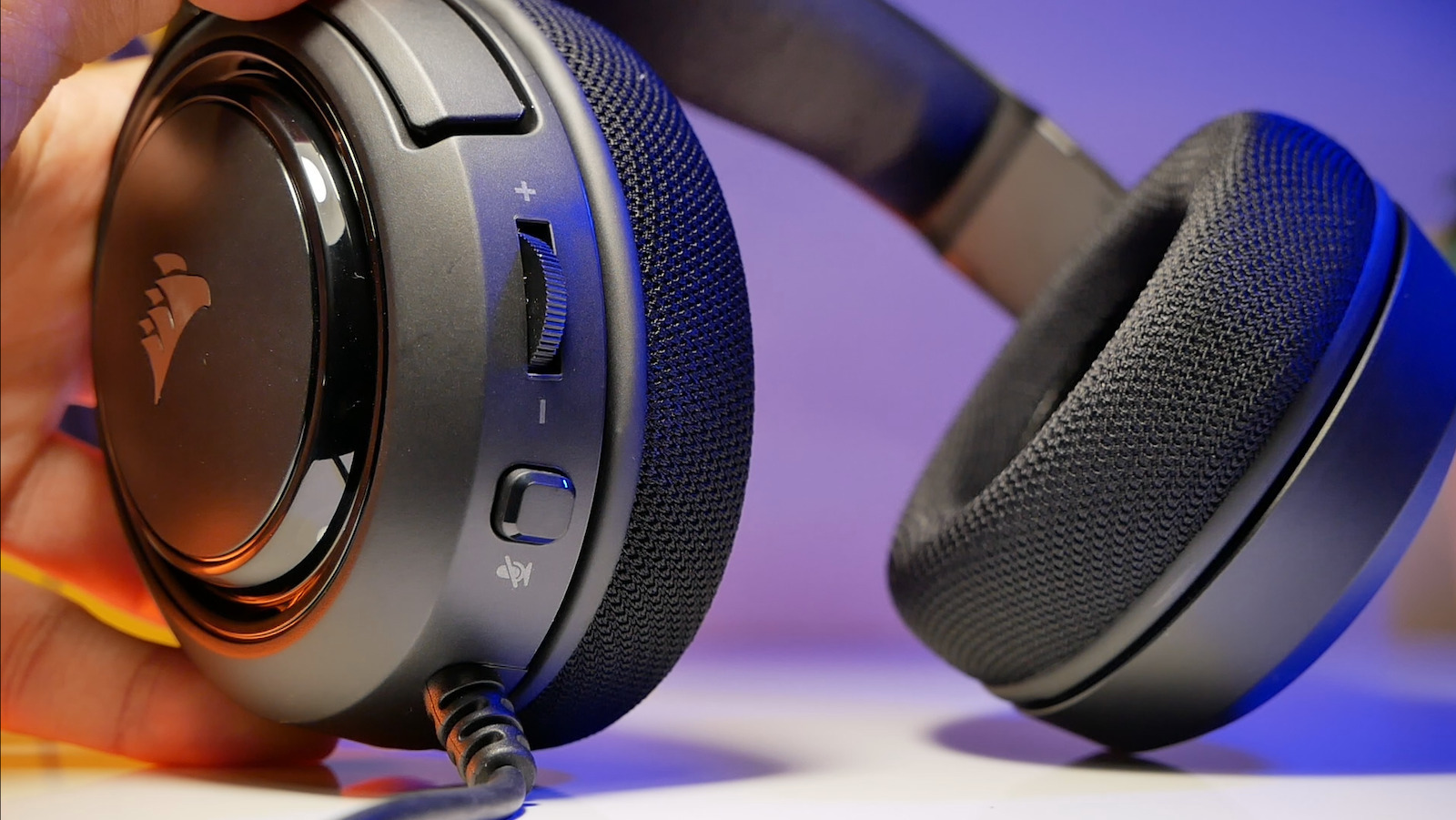 Corsair HS35 Über Ohr Gaming-Headset mit Verbindung 3,5mm Schwarz