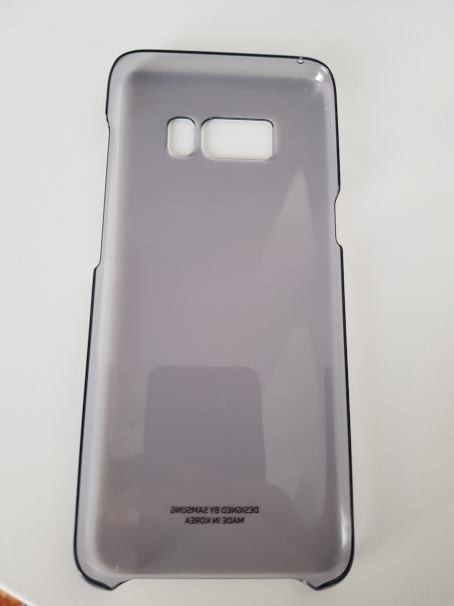 Samsung Back Cover Silicone Black (Galaxy S8)