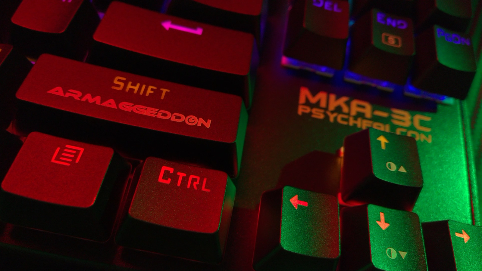 Armaggeddon MKA-3C Psychfalcon Gaming Μηχανικό Πληκτρολόγιο Tenkeyless με Outemu Blue διακόπτες και RGB φωτισμό (Αγγλικό US)