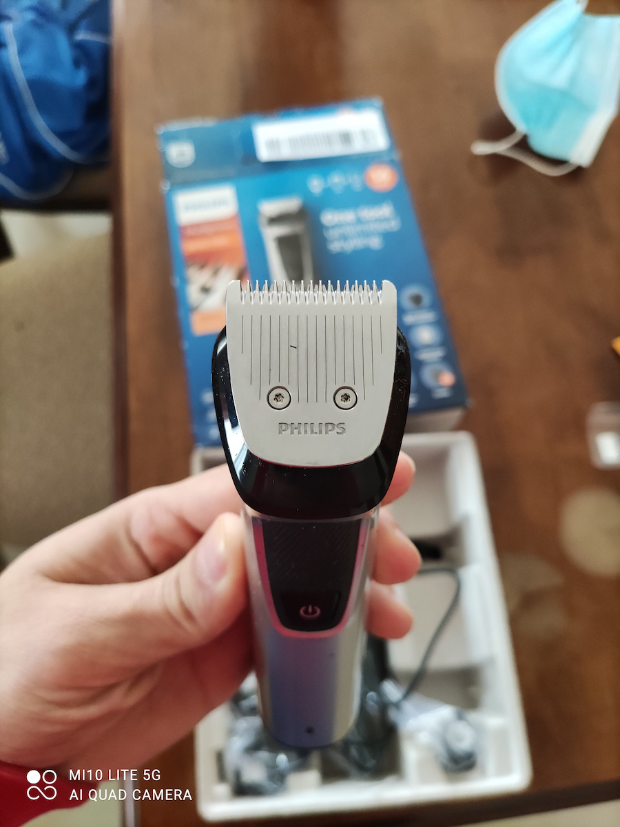 Philips Multigroom Series 7000 Set of Rechargeable Hair Clippers Black/Silver MG7720/15