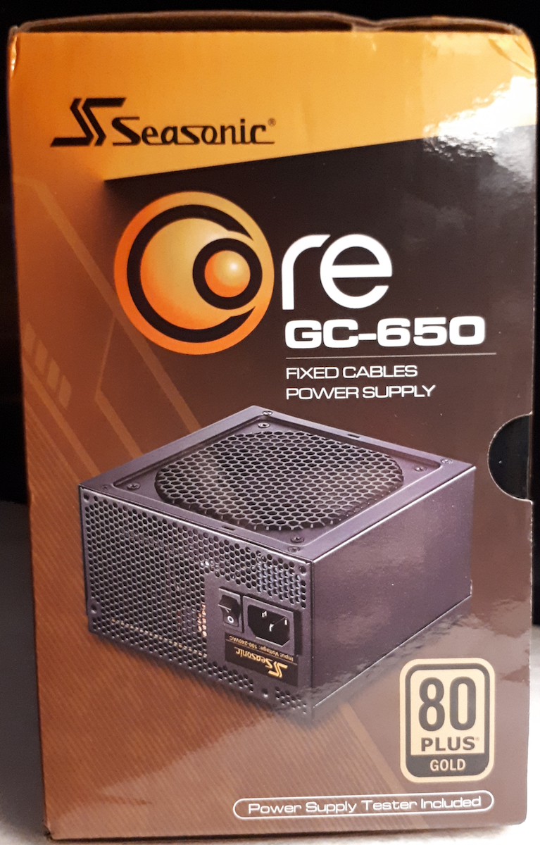 Seasonic Core GC 650W Μαύρο Τροφοδοτικό Υπολογιστή Full Wired 80 Plus Gold
