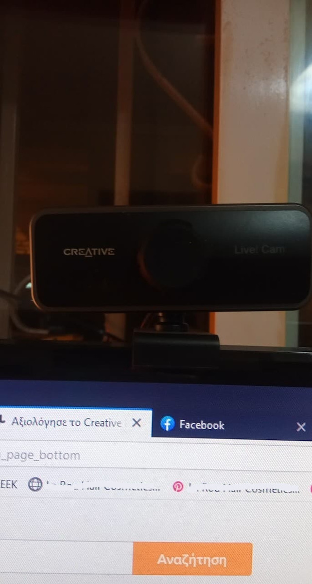 Creative Live! Cam Sync 1080p Web-Kamera Schwarz 73VF086000000