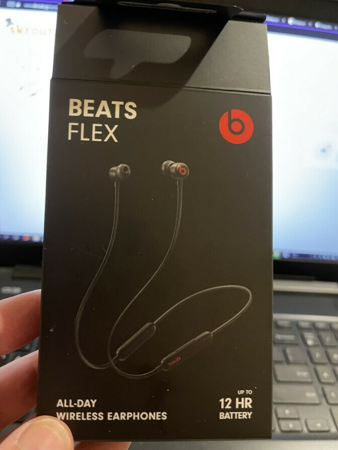 Beats Flex In-ear Bluetooth Handsfree Ακουστικά Black