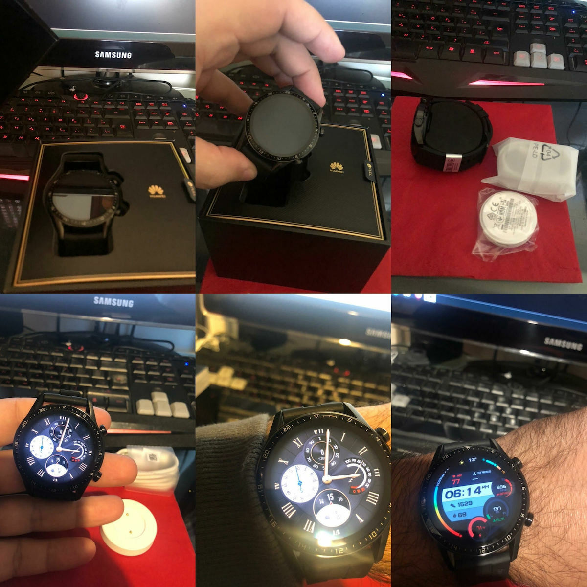 Huawei Watch GT 2 Sport 46mm mit Pulsmesser (Matte Black)