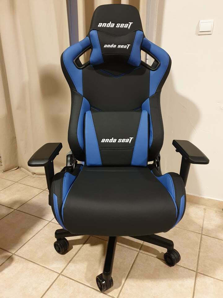 Anda Seat AD12XL Kaiser II Καρέκλα Gaming Δερματίνης με Ρυθμιζόμενα Μπράτσα Μαύρη