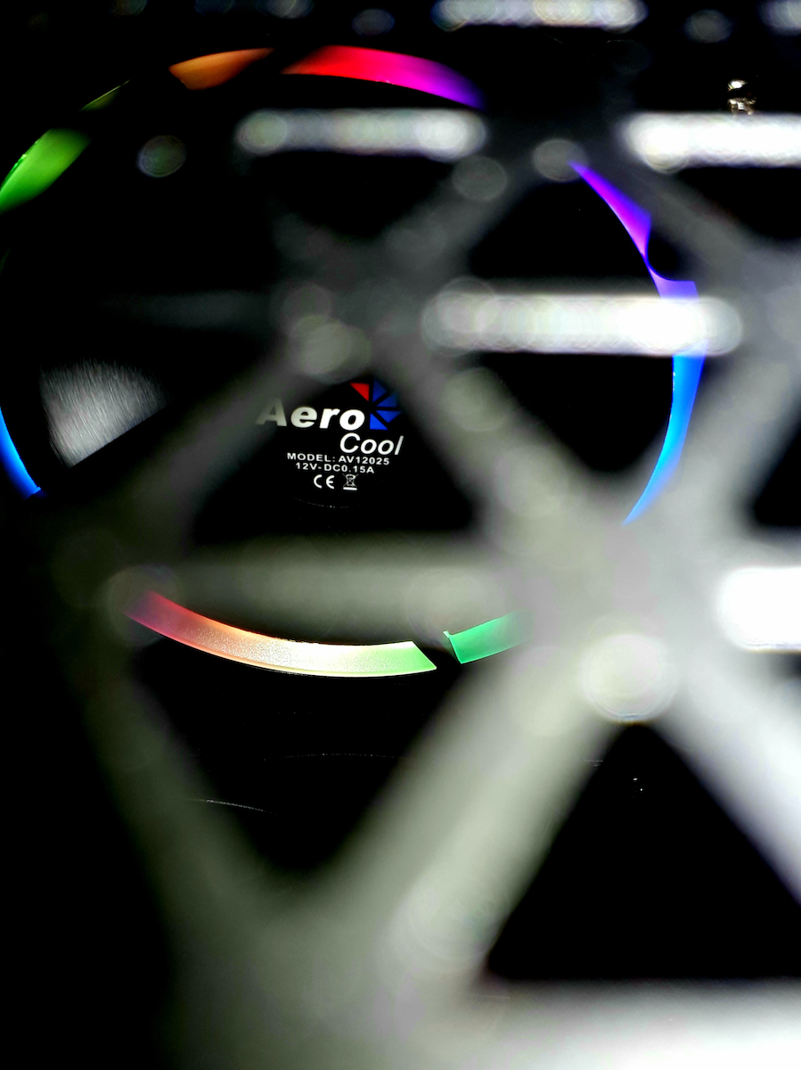 Aerocool Orbit RGB Case Fan 120mm (1200rpm / 55.9cfm) με Σύνδεση 3-Pin