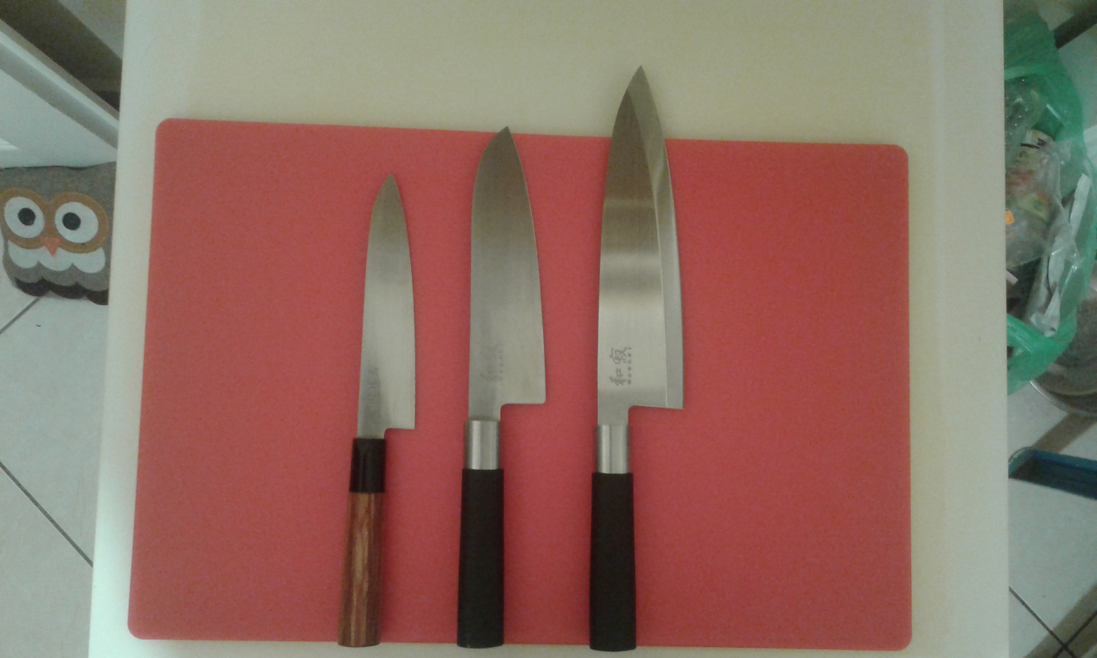 KAI Wasabi Black 6720C chef knife with 20 cm blade - 72-1574702