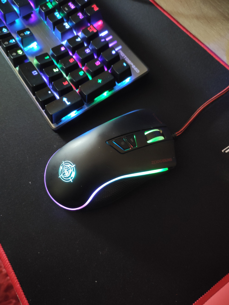 Zeroground MS-3000G RGB Soriin Gaming Ποντίκι Μαύρο
